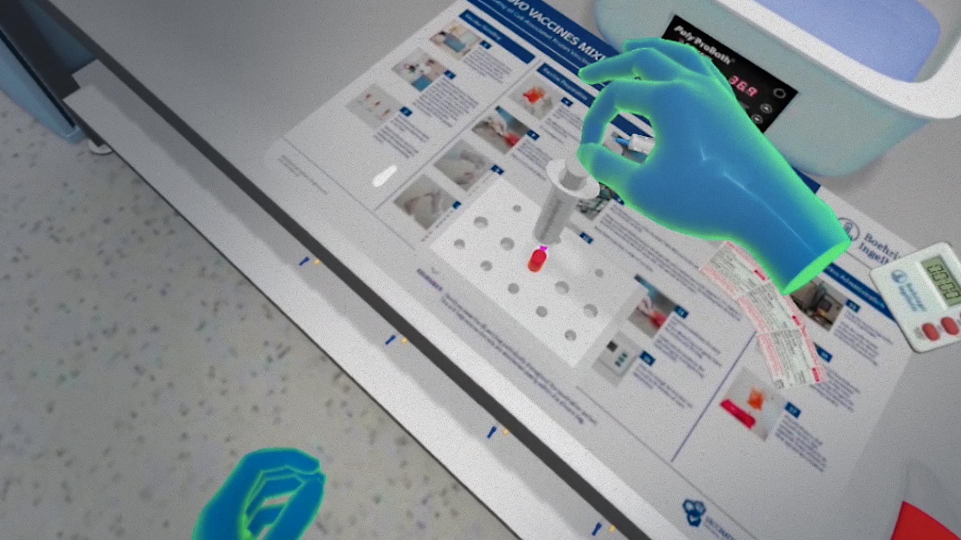 Proyecto de Realidad Virtual Boehringer Ingelheim para el sector sanitario