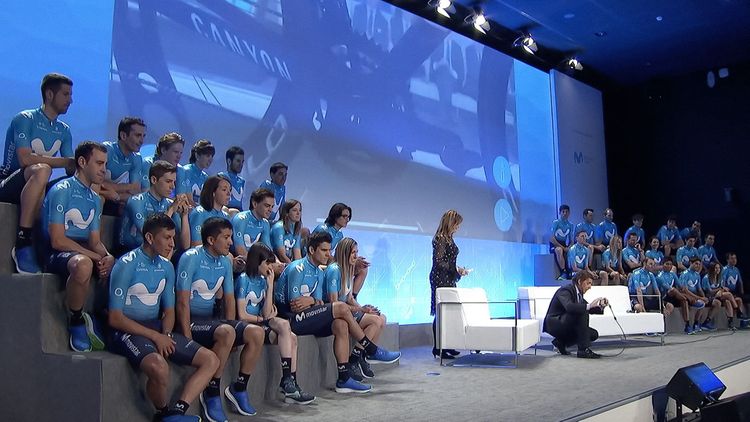 Experiencia de Realidad Aumentada desarrollada para el Movistar Team de ciclismo por Imascono