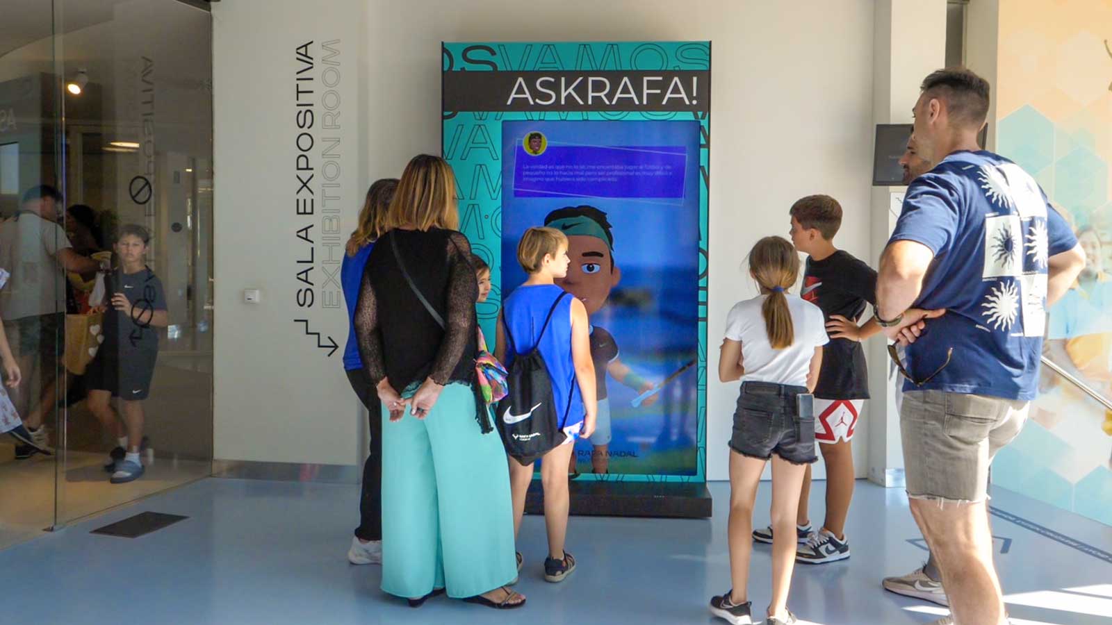 Ocio digital - Proyecto phygital Rafa Nadal Museum desarrollado por Imascono