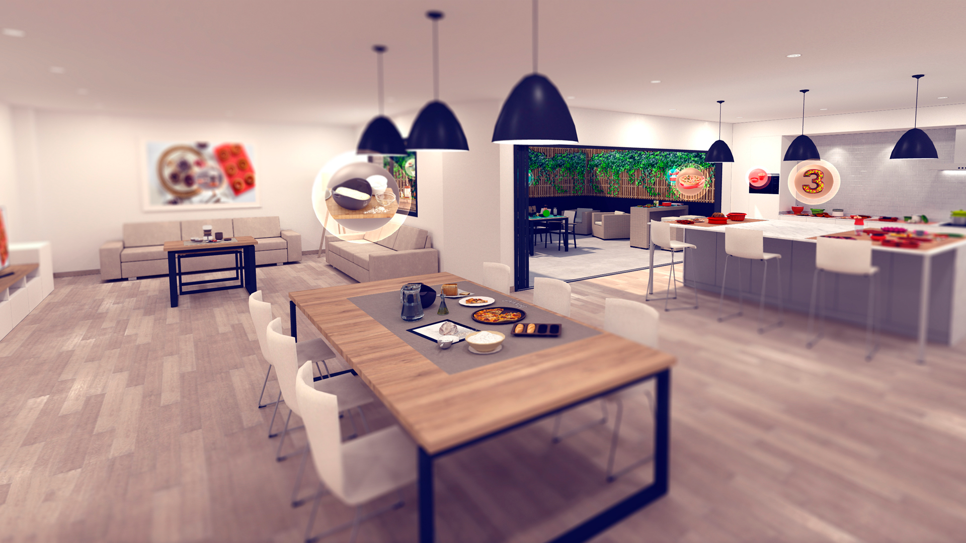 Maqueta y casa interactiva de Lekue